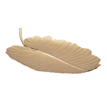 Dekorácia v zlatej farbe Mauro Ferretti Leaf, 35,5 × 23 cm - Image 8