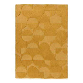 Žltý koberec z vlny Flair Rugs Gigi, 160 × 230 cm - Image 6