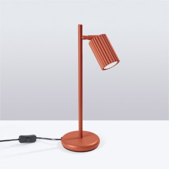 Stolová lampa v tehlovej farbe (výška  43 cm) Gleam – Nice Lamps - Image 5