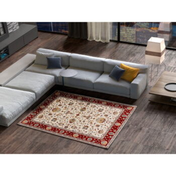 Červeno-krémový koberec 160x230 cm Classic - Universal – Obrázok 2