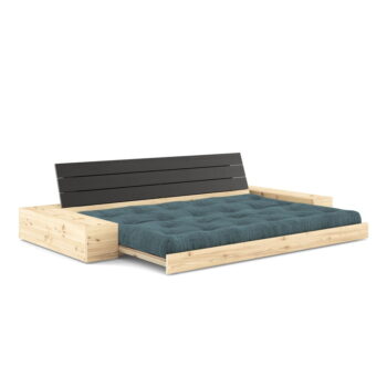 Modrá menčestrová rozkladacia pohovka 244 cm Base – Karup Design - Image 4