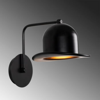 Čierne nástenné svietidlo ø 19 cm Fötr Sivani – Opviq lights - Image 5