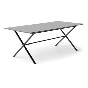Antracitový rozkladací jedálenský stôl 100x210 cm Meza – Hammel Furniture