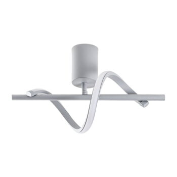 Sivé LED stropné svietidlo ø 7 cm Likma – Opviq lights