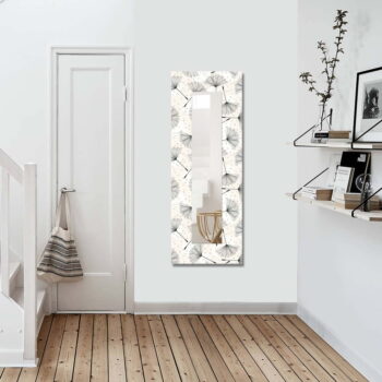 Nástenné zrkadlo s dreveným rámom 40x120 cm – Wallity – Obrázok 2