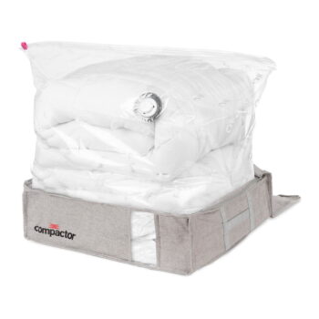 Sivý kompresný úložný box Compactor Oxford, 145 l - Image 9