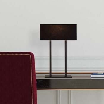 Čierna stolová lampa (výška  52 cm) Salihini – Opviq lights - Image 2