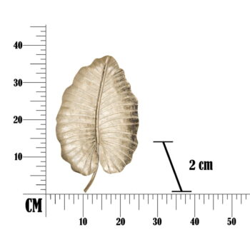 Dekorácia v zlatej farbe Mauro Ferretti Leaf, 35,5 × 23 cm - Image 10