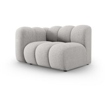 Svetlosivý modul pohovky (ľavý roh) Lupine – Micadoni Home - Image 2