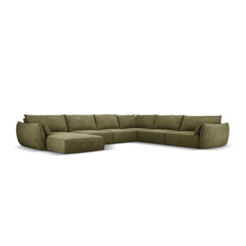 Zelená rohová pohovka (pravý roh) Vanda - Mazzini Sofas - Image 2