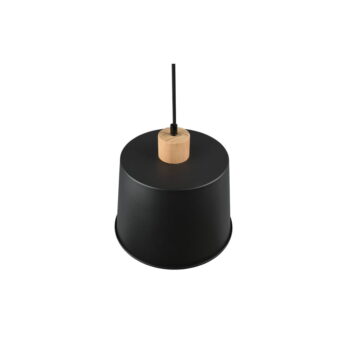 Čierne závesné svietidlo s kovovým tienidlom ø 26 cm Harris – Trio - Image 5