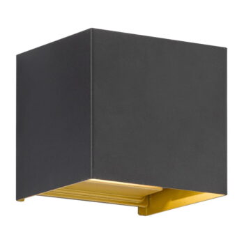 LED nástenné vonkajšie svietidlo (výška 10 cm) Thore – Fischer & Honsel