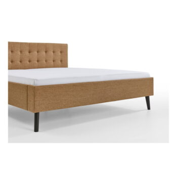 Hnedá čalúnená dvojlôžková posteľ 180x200 cm Empire – Meise Möbel – Obrázok 8