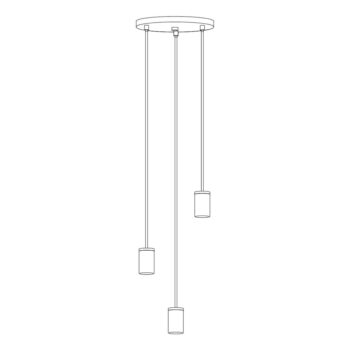Stmievateľné závesné svietidlo v čierno-prírodnej farbe ø 25 cm – tala – Obrázok 7