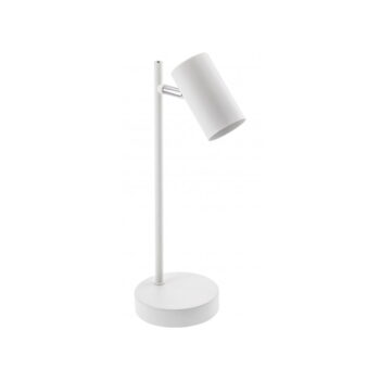 Biela stolová lampa s kovovým tienidlom (výška 35 cm) Veneto – GTV
