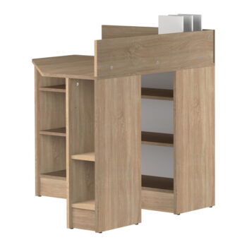 Pracovný stôl s doskou v dubovom dekore 94x94 cm Wall – TemaHome – Obrázok 4