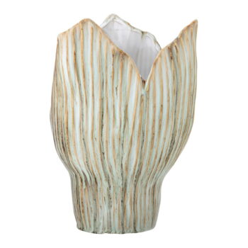 Svetlozelená váza z kameniny (výška 30 cm) Mahira – Bloomingville - Image 4