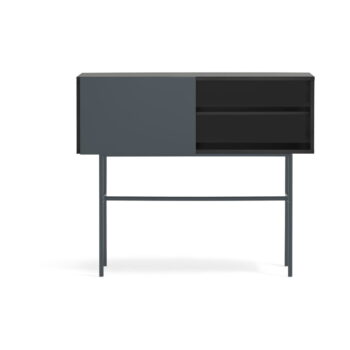 Čierno-antracitový konzolový stolík 35x110 cm Nube – Teulat - Image 5