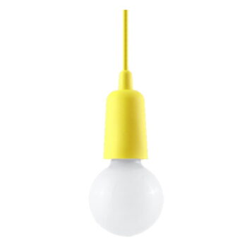 Žlté závesné svietidlo ø 5 cm Rene – Nice Lamps - Image 6