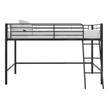 Čierna vyvýšená detská posteľ 90x200 cm Jodie – Støraa - Image 9