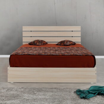 Dvojlôžková posteľ v prírodnej farbe 180x200 cm Fuga – Kalune Design - Image 4