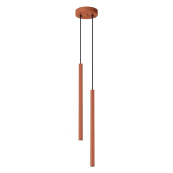 Závesné svietidlo v tehlovej farbe ø 15 cm Fideus – Nice Lamps