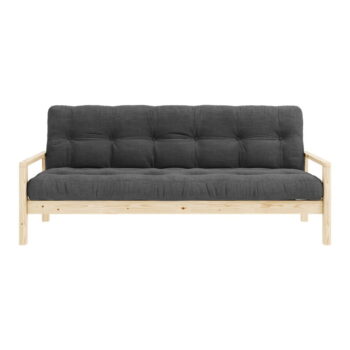Čierno-antracitová rozkladacia pohovka 205 cm Knob – Karup Design