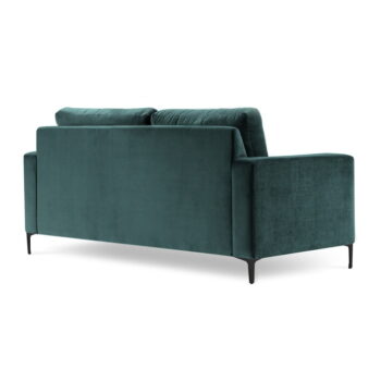 Tyrkysovomodrá zamatová pohovka Kooko Home Harmony, 158 cm - Image 3