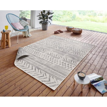 Sivo-krémový vonkajší koberec NORTHRUGS Biri, 160 x 230 cm - Image 2