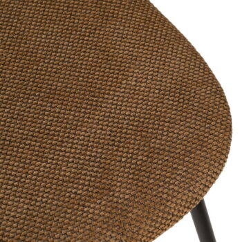 Jedálenská stolička v hnedej a prírodnej farbe v súprave 4 ks Cleo – Ixia - Image 2