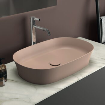 Svetloružové keramické umývadlo 60x38 cm Ipalyss – Ideal Standard - Image 7