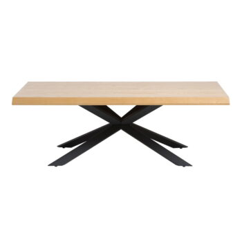 Konferenčný stolík s doskou v dubovom dekore v prírodnej farbe 68x130 cm Arno – Unique Furniture - Image 4