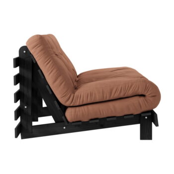 Rozkladacia pohovka v tehlovej farbe 140 cm Roots Black Night – Karup Design – Obrázok 3