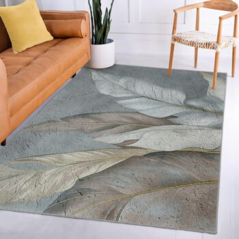 Zeleno-sivý prateľný behúň 80x200 cm Dusty Leaves – Mila Home - Image 10