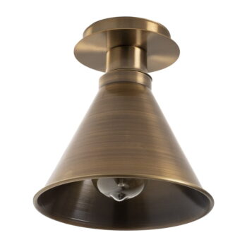 Stropné svietidlo v bronzovej farbe s kovovým tienidlom ø 20 cm Berceste – Opviq lights - Image 3
