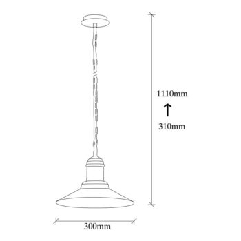 Závesné svietidlo v bronzovej farbe s kovovým tienidlom ø 30 cm Sivani – Opviq lights - Image 5