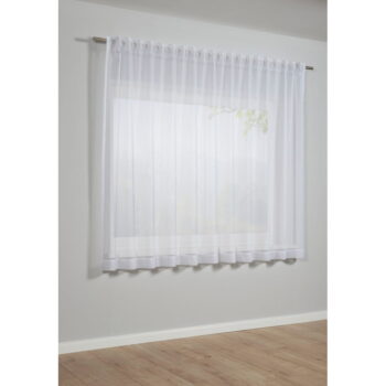 Biela záclona 175x600 cm Voile Uni - Gardinia - Image 3