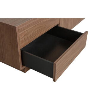 TV stolík v dekore orecha v prírodnej farbe 160x42 cm Seppe – WOOOD – Obrázok 4