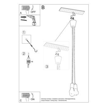Sivé závesné svietidlo ø 15 cm Rene – Nice Lamps - Image 3
