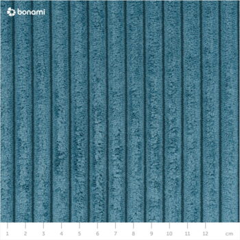 Tyrkysovomodrá menčestrová rozkladacia rohová pohovka Donatella – Milo Casa – Obrázok 10