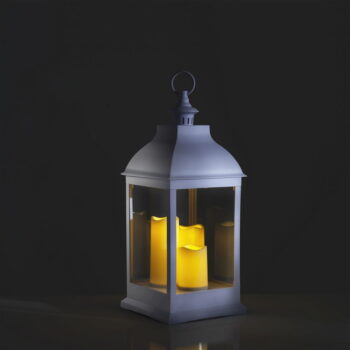 Biely LED lampáš (výška  54 cm) – Tomasucci - Image 3
