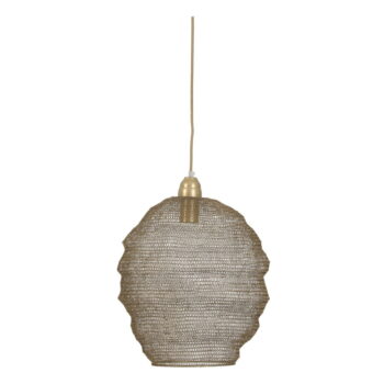 Závesné svietidlo v bronzovej farbe s kovovým tienidlom ø 38 cm Nina – Light & Living - Image 6