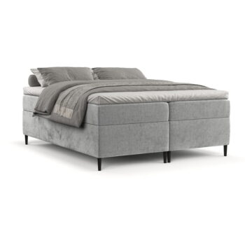 Sivá boxspring posteľ s úložným priestorom 180x200 cm Araya – Maison de Rêve - Image 7