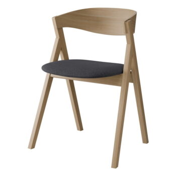 Jedálenská stolička z dubového dreva v tmavosivo-prírodnej farbe City – Hammel Furniture
