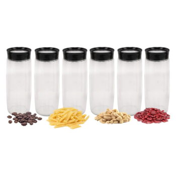 Sklenené dózy v súprave 6 ks na potraviny – Hermia – Obrázok 2
