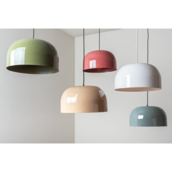 Závesné svietidlo v mentolovej farbe s kovovým tienidlom ø 40 cm Dome – Leitmotiv - Image 2