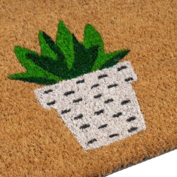 Rohožka z kokosového vlákna 25x75 cm Cactus – Casa Selección – Obrázok 2