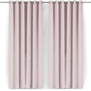 Svetloružový zamatový dimout záves 140x175 cm Velto – Filumi - Image 5