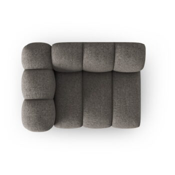 Tmavosivý modul pohovky (ľavý roh) Lupine – Micadoni Home - Image 3