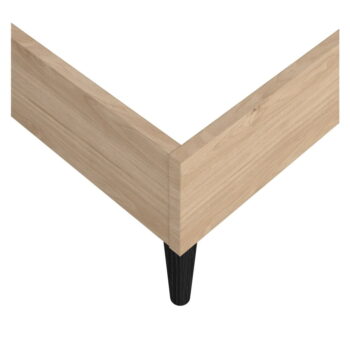 Dvojlôžková posteľ v dekore duba v prírodnej farbe 180x200 cm Ry – Tvilum – Obrázok 7